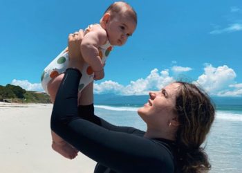 Camila Fernandez y su pequeña Cayetana dieron positivo a Covid 19