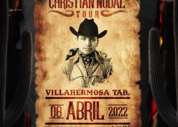 Christian Nodal  da a conocer su nuevo concierto en Villahermosa