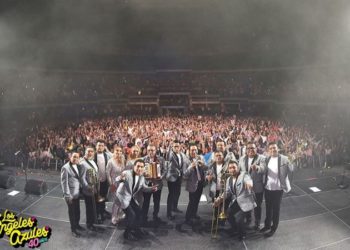 Los Ángeles Azules y su presentación en el Zócalo