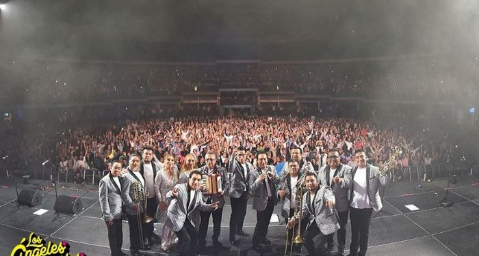 Los Ángeles Azules y su presentación en el Zócalo