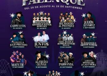Carín León, Julión Álvarez y Banda MS encabezan el Palenque de la Feria Nacional de Tijuana 2025