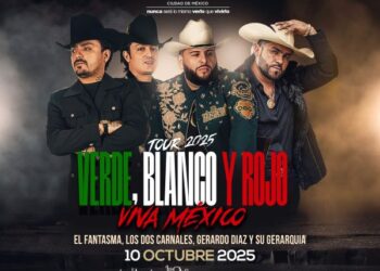 Los Dos Carnales, El Fantasma y Gerardo Díaz encienden la Arena CDMX con la gira “Verde, Blanco y Rojo ¡Viva México!”