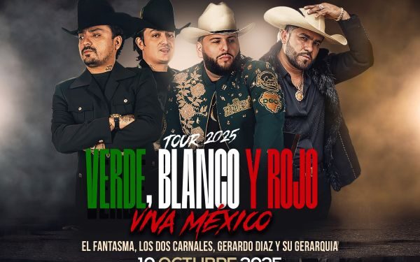 Los Dos Carnales, El Fantasma y Gerardo Díaz encienden la Arena CDMX con la gira “Verde, Blanco y Rojo ¡Viva México!”