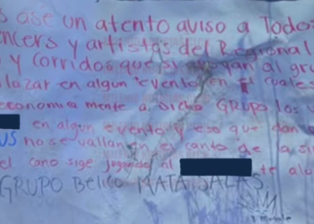 Natanael Cano aparece en narcomanta hallada en Hermosillo; lanzan amenaza contra artistas